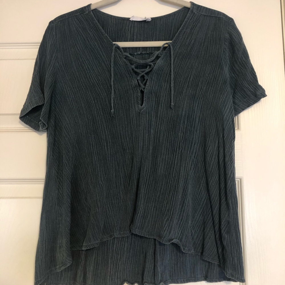 Women’s cute top size small navy